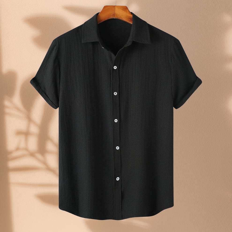 Texture Premium Half Sleeve Shirt |H-801